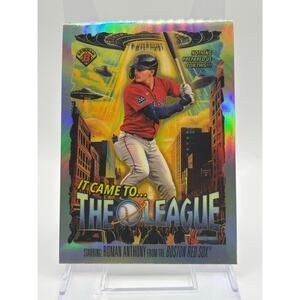 2025 Bowman Chrome Roman Anthony It Came to the League Refractor Boston Red Sox